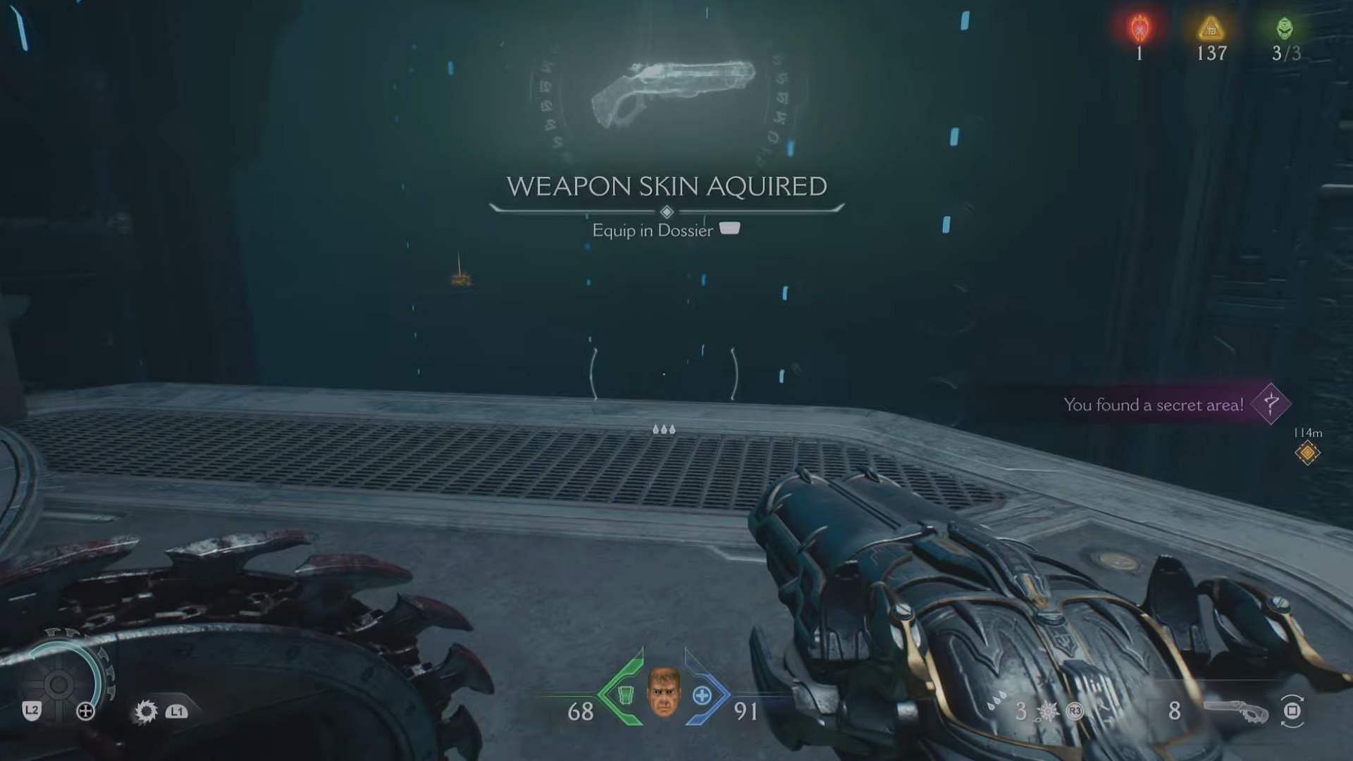 Get the Nightmare Weapon skin from the Ancestral Forge (Image via Sportskeeda Gaming || Bethesda Softworks)